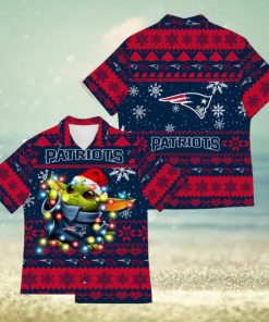 New England Patriots Baby Yoda Star Wars Funny Hawaiian Shirt New For Fans Gift Christmas Holidays