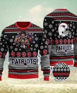 New England Patriots Logo Cute Christmas Gift Ugly Christmas Sweater For Fans