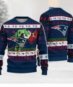 New England Patriots NFL Grinch Christmas Ugly Sweater