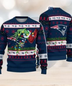 New England Patriots NFL Grinch Christmas Ugly Sweater