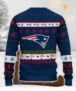 New England Patriots NFL Grinch Hand Funny Christmas Gift Ugly Christmas Sweater Gift Ideas For Fans