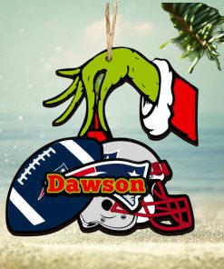 New England Patriots NFL Grinch Personalized Ornament SP121023118ID03