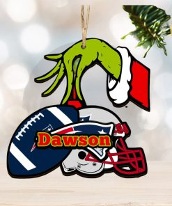 New England Patriots NFL Grinch Personalized Ornament SP121023118ID03