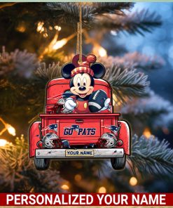 New England Patriots NFL Mickey Ornament Personalized Your Name SP12102352ID05