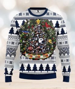 New England Patriots Tree Ball Xmas Ugly Christmas Sweater Best Christmas Gift Ideas