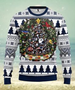 New England Patriots Tree Ball Xmas Ugly Christmas Sweater Best Christmas Gift Ideas