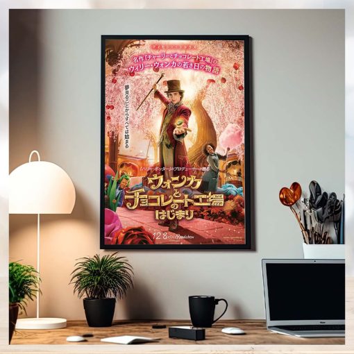 New International Poster Fo Paul King’s Wonka Home Decor Poster Canvas