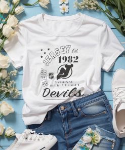 New Jersey Devils Starter White Arch City Team T Shirt