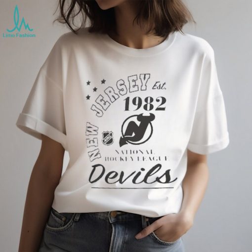 New Jersey Devils Starter White Arch City Team T Shirt