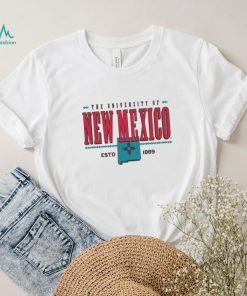 New Mexico Lobos Oatmeal Turquoise Pattern T Shirt