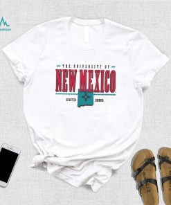 New Mexico Lobos Oatmeal Turquoise Pattern T Shirt