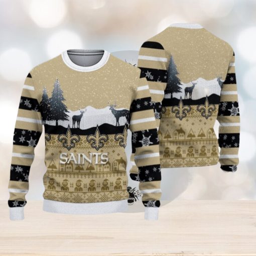 New Orleans Saints Casual Christmas Sweater