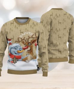 New Orleans Saints Christmas Reindeer Limited Edition Ugly Sweater