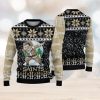 Custom Number And Name Minnesota Wild Christmas Santa Bear Ugly Christmas Sweater