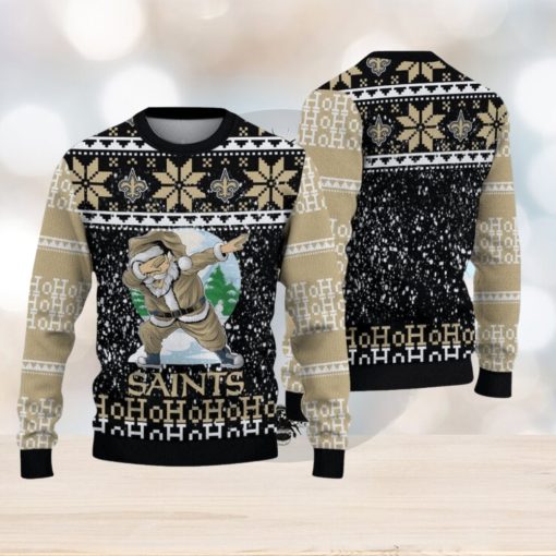 New Orleans Saints Christmas Santa Claus Limited Edition Ugly Sweater