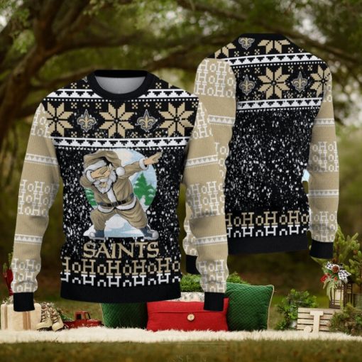 New Orleans Saints Christmas Santa Claus Limited Edition Ugly Sweater