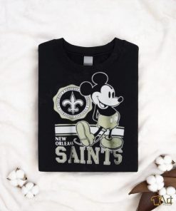 New Orleans Saints Football Logo Mickey Mouse shirt