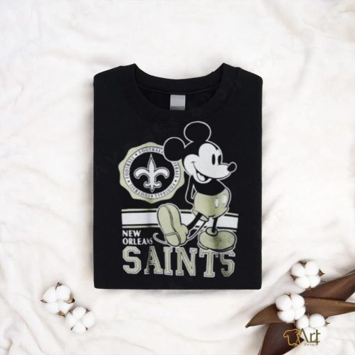 New Orleans Saints Football Logo Mickey Mouse shirt