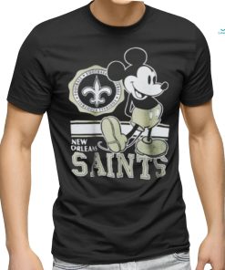 New Orleans Saints Football Logo Mickey Mouse shirt