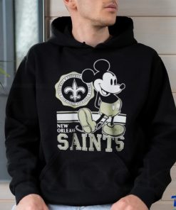 New Orleans Saints Football Logo Mickey Mouse shirt