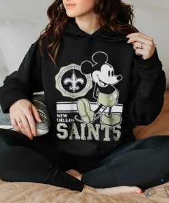 New Orleans Saints Football Logo Mickey Mouse shirt