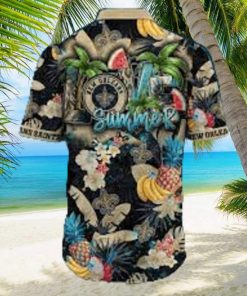 New Orleans Saints NFL Flower Logo Colorful Luau Hawaiian Shirt