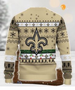 New Orleans Saints NFL Grinch Hand Funny Christmas Gift Ugly Christmas Sweater Gift Ideas For Fans