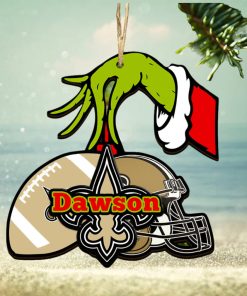 New Orleans Saints NFL Grinch Personalized Ornament SP121023119ID03