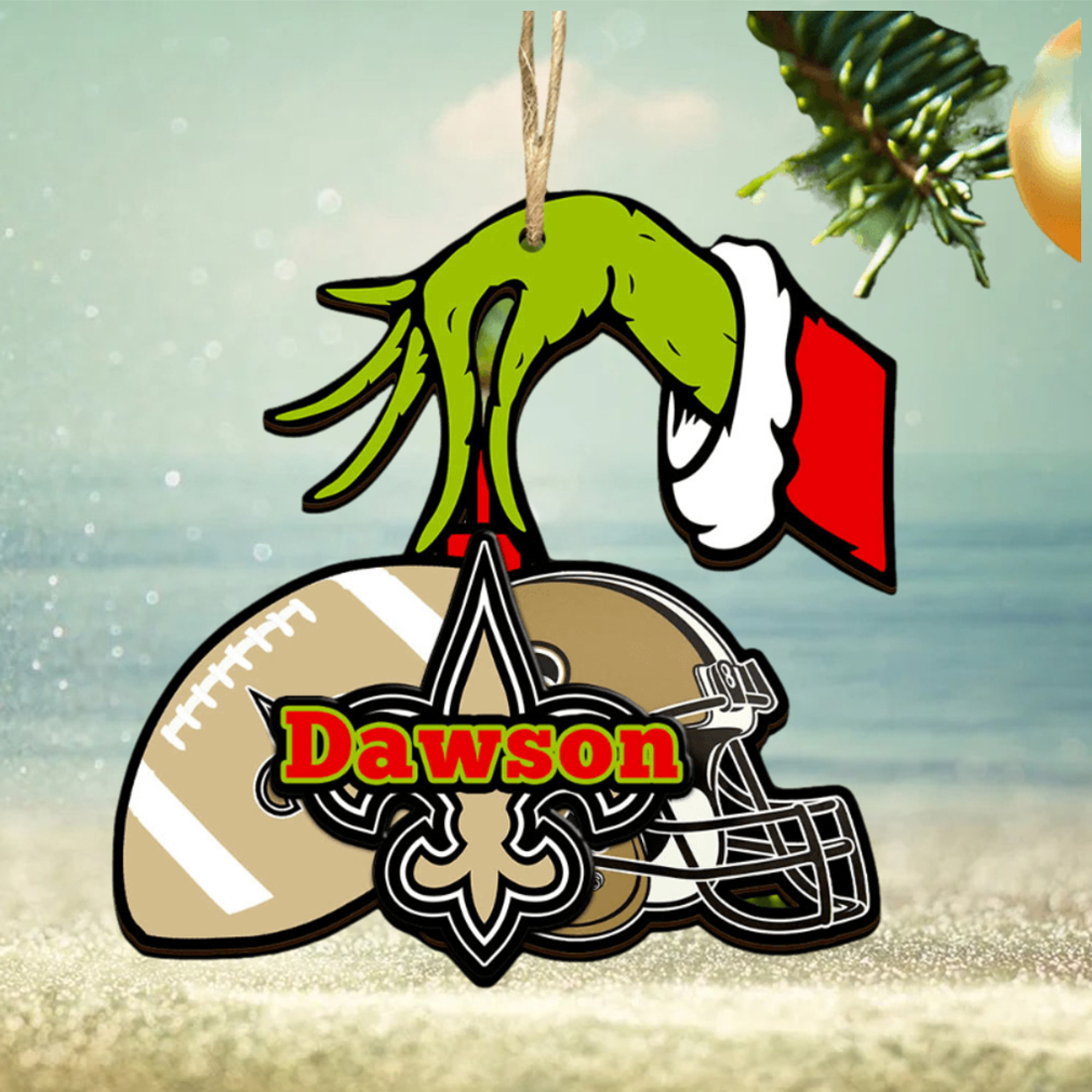 New Orleans Saints NFL Grinch Personalized Ornament SP121023119ID03 New Orleans Saints NFL Grinch Personalized Ornament SP121023119ID03