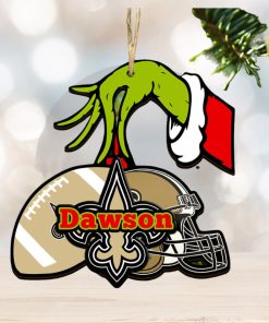 New Orleans Saints NFL Grinch Personalized Ornament SP121023119ID03