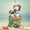 San Francisco 49ers NFL Snoopy Ornament Personalized Christmas 2023 Holidays