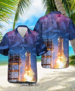 New Shepard Blue Origin Hawaiian Shirt