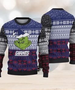 New York Giants Christmas Grinch Limited Edition Unisex Ugly Sweater