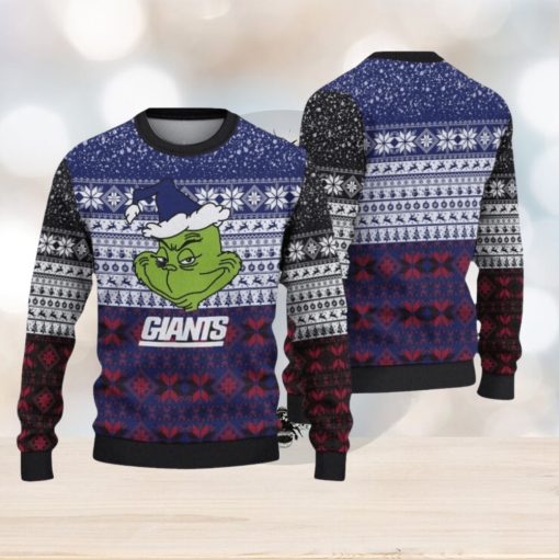 New York Giants Christmas Grinch Limited Edition Unisex Ugly Sweater