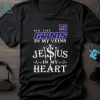 Detroit Lions In My Vien Jesus In My Heart Logo Shirt