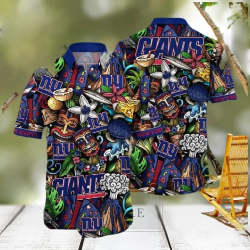 New York Giants NFL Flower Aloha Summer Hawaii Shirts