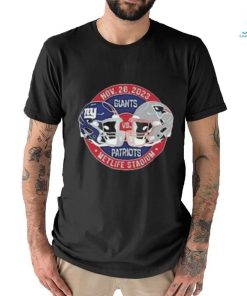 New York Giants Vs New England Patriots Nov 26 2023 Metlife Stadium Shirt