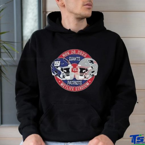 New York Giants Vs New England Patriots Nov 26 2023 Metlife Stadium Shirt