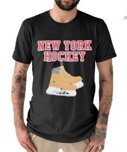 New York Hockey skates shirt