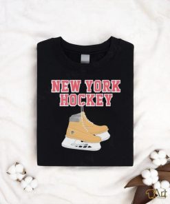 New York Hockey skates shirt