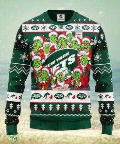 New York Jets 12 Grinch Xmas Day Xmas Ugly Christmas Sweater Best Christmas Gift Ideas