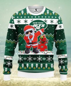 New York Jets Dabbing Santa Claus Xmas Ugly Christmas Sweater Best Christmas Gift Ideas