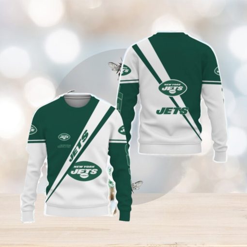 New York Jets Knitted Christmas Sweater All Over Print