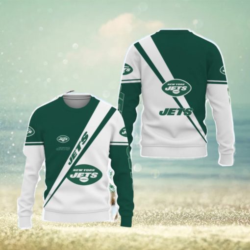 New York Jets Knitted Christmas Sweater All Over Print