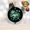 New York Jets NFL Custom Name 2023 Holiday Gifts Christmas Decorations Ornament