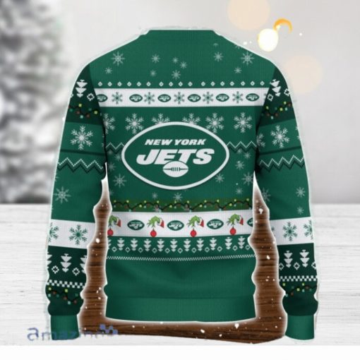 New York Jets NFL Grinch Hand Funny Christmas Gift Ugly Christmas Sweater Gift Ideas For Fans