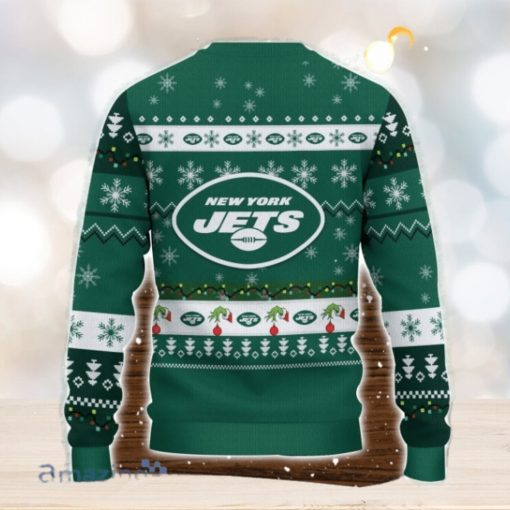 New York Jets NFL Grinch Hand Funny Christmas Gift Ugly Christmas Sweater Gift Ideas For Fans