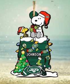 New York Jets NFL Snoopy Ornament Personalized Christmas 2023 Holidays