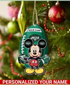 New York Jets Personalized Your Name Mickey Mouse And NFL Team Ornament SP161023184ID03