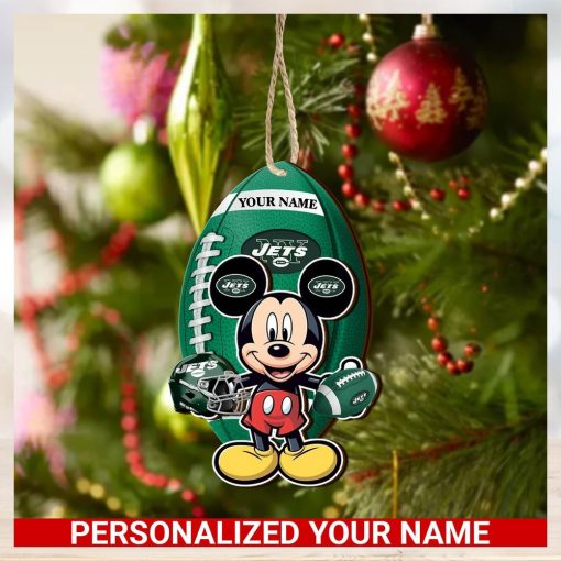 New York Jets Personalized Your Name Mickey Mouse And NFL Team Ornament SP161023184ID03